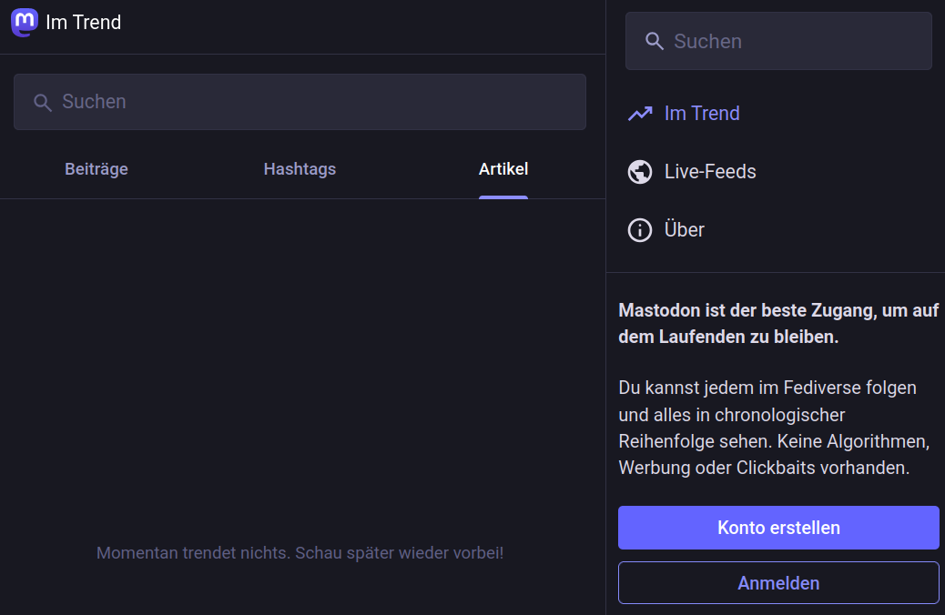 Fediverse regional: neuer Mastodon Server